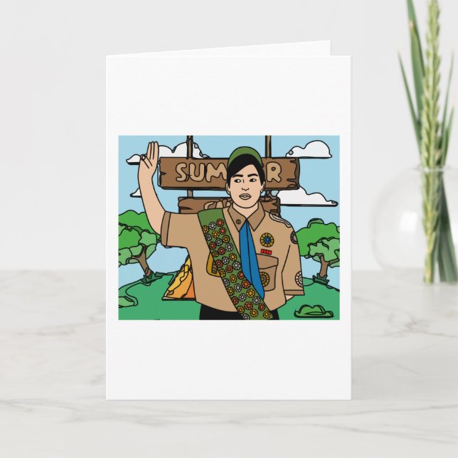 Scouts Survival Nature Nature Card (Front)