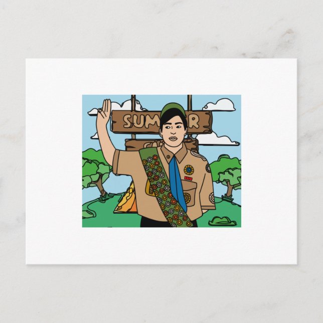 Scouts Survival Nature Nature Postcard (Front)