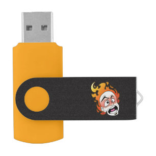 Scovillelicous Fire Head USB Swivel Flash Drive