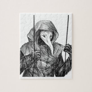 SCP 049 on swing drawing puzzel Jigsaw Puzzle