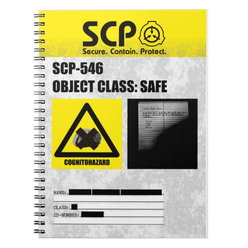 SCP _ 546 A Notebook Notebook