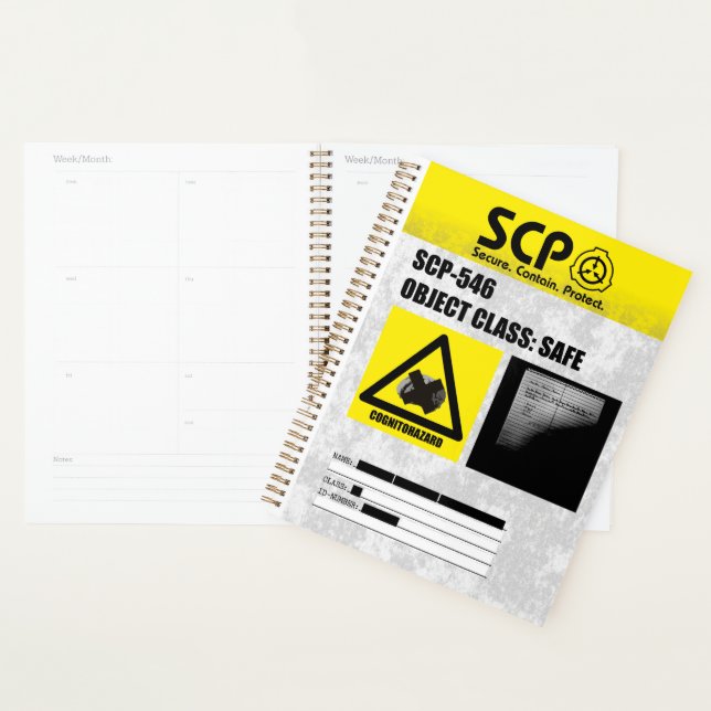 SCP - 546 "A Notebook" Notebook (Display)