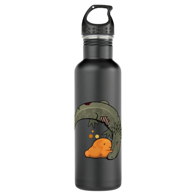 SCP-999 + SCP-682 Tickle Monster + Hard to Destroy Stainless Steel Water Bottle (Front)