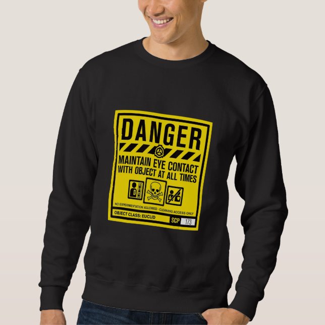 Scp Foundation Danger Class Euclid Sweatshirt (Front)