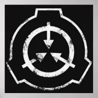 SCP Foundation Logo White Print - Scp - Posters and Art Prints