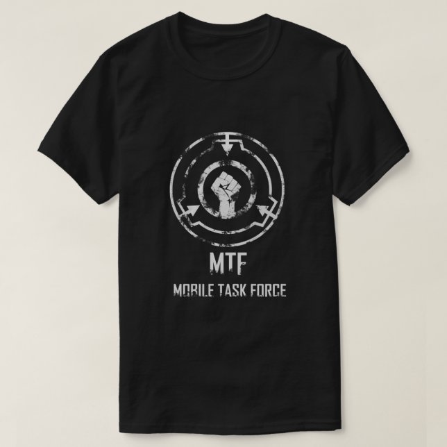 SCP Foundation Moblie Task Force (MTF) Essential T-Shirt (Design Front)