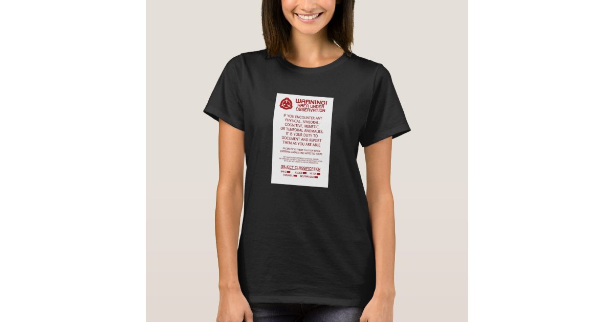 Euclid Classification Scp Foundation Secure Contain Protect Shirt