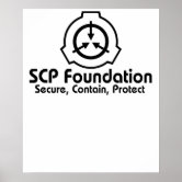 SCP Foundation Wood Sign Secure Contain Protect Wall Sign 