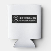 SCP Foundation Logo - White on Black Shot Glass