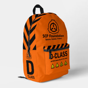 SCP Secure. Contain. Protect D - class Backpack