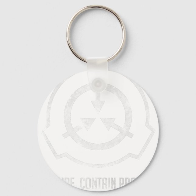 SCP: Secure. Contain Protect Keychain (Front)