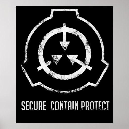 SCP Secure Contain Protect Poster