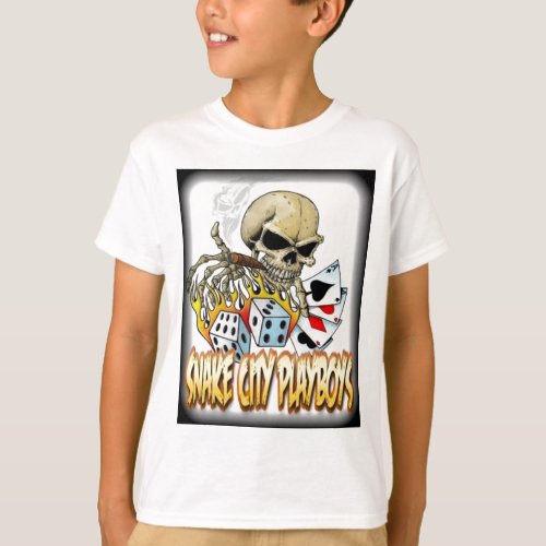 SCP Skull and Cards Logo T_Shirt