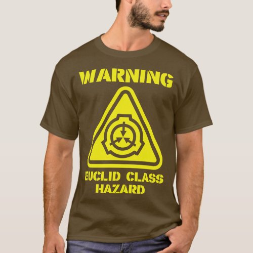 SCP Warning Euclid Class Hazard T_Shirt