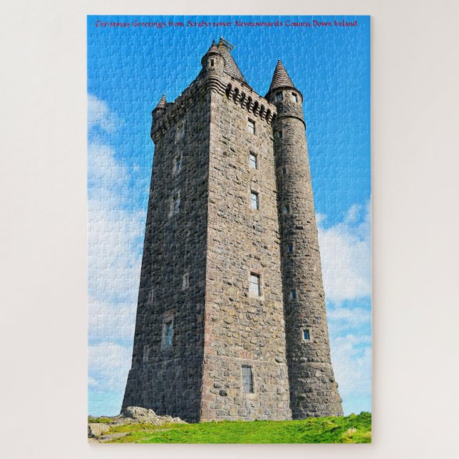 Scrabo tower Newtownards County Down Ireland. Jigs Jigsaw Puzzle (Vertical)