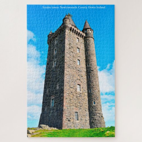 Scrabo tower Newtownards County Down Ireland Jigs Jigsaw Puzzle