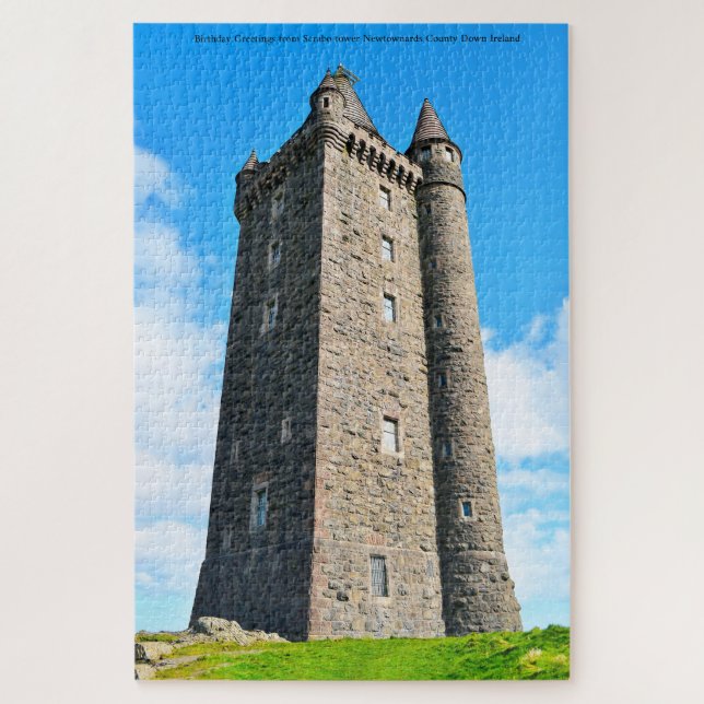 Scrabo tower Newtownards County Down Ireland. Jigs Jigsaw Puzzle (Vertical)