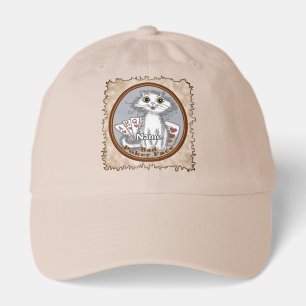 Scraggles Cat Poker Face Hat