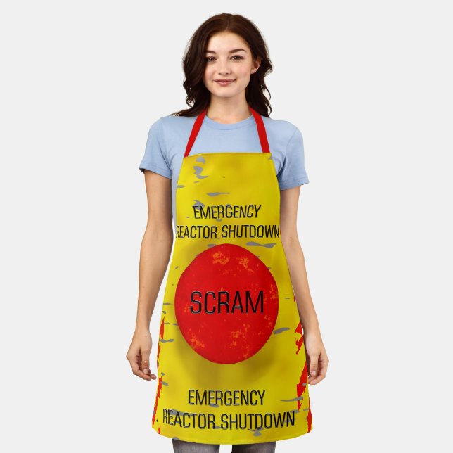 SCRAM Control, Nuclear Reactor Emergency Shutdown Apron (Worn)
