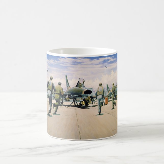 Scramble at Phan Rang by William S. Phillips Coffee Mug (Center)