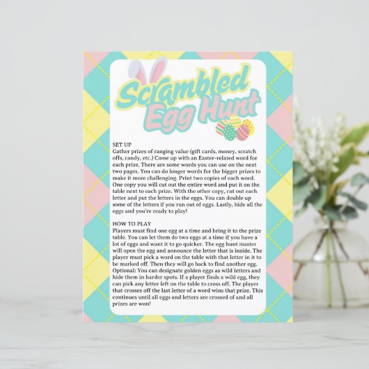 Scrambled Egg Hunt (Standing Front)