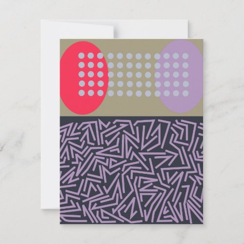 Scrambled Eggs Flat Note Card