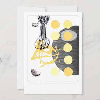 Scrambled Eggs - invitation or notecard