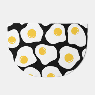 Scrambled Eggs: Quirky Vintage. Doormat