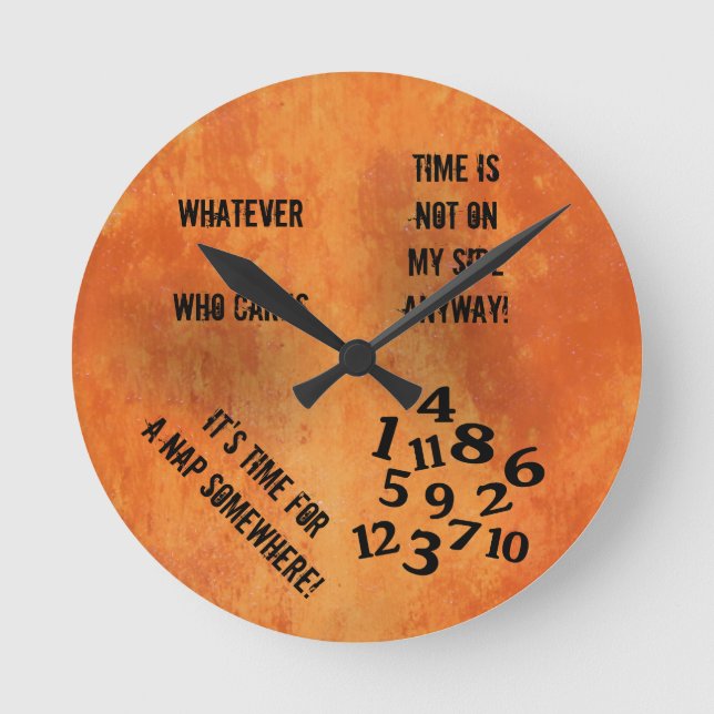 Scrambled Numbers Clock (Front)