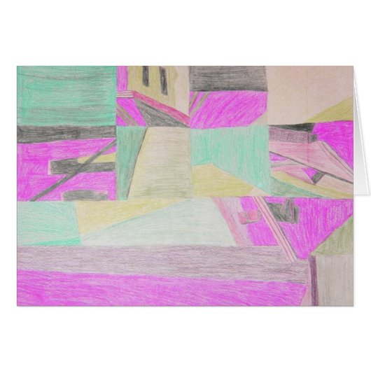 Scrambled scene--magenta card (Front Horizontal)