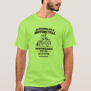 Scramblers Motorcycle Performance Racing T-Shirt