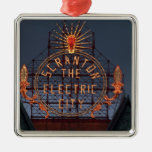 Scranton Electric City Metal Ornament at Zazzle