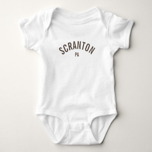 Scranton PA Baby Bodysuit