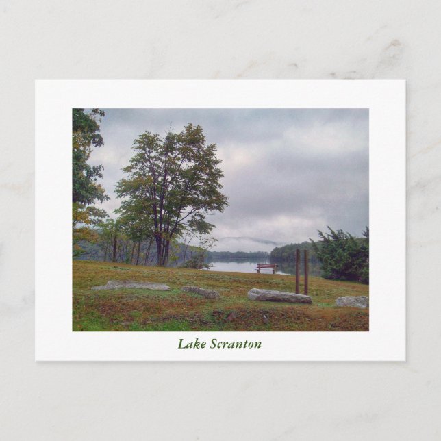 Scranton, PA Lake Scranton Post Card-Mountain Mist Postcard (Front)