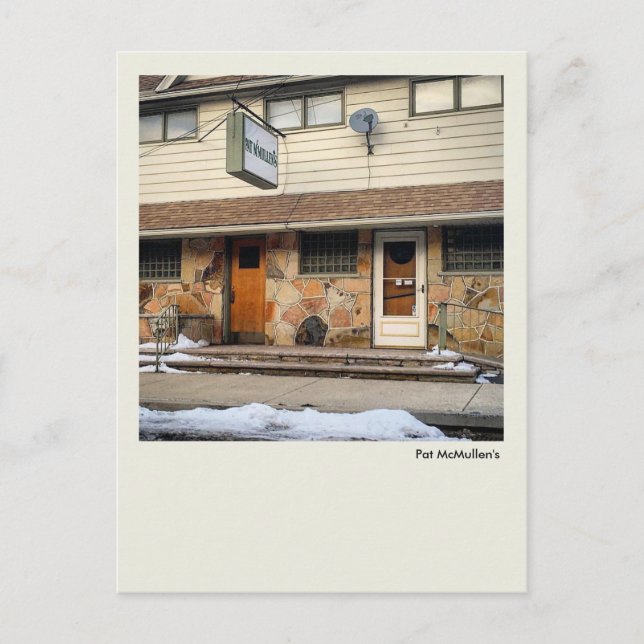 Scranton PA Postcard-Pat McMullen's Bar Restaurant Postcard (Front)