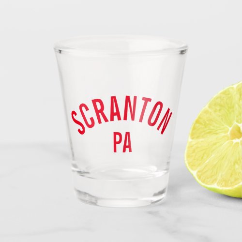 Scranton PA Shot Glass