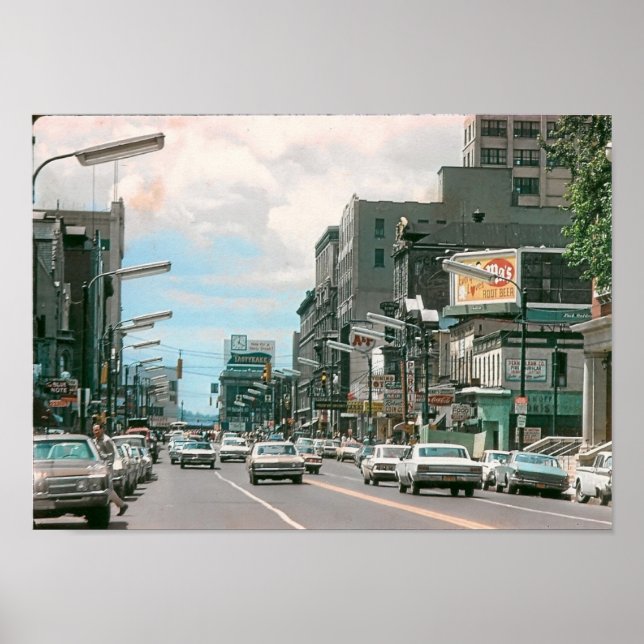 Scranton Pa. Wyoming Ave. Poster (Front)