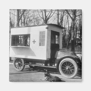 Scranton Red Cross Canteen Truck Magnet