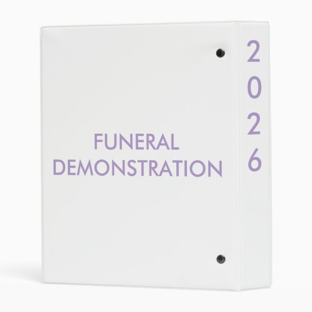 Scrap Book Be Counted Be Heard  Mini Binder (Back/Spine)