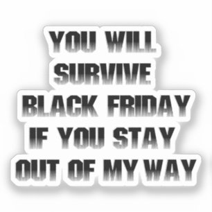 Scrap Book BLACK FRIDAY Sticker