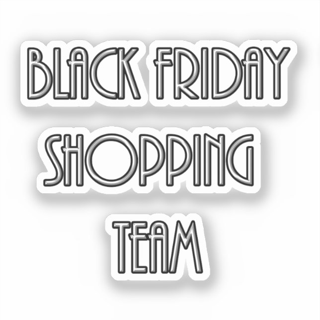 Scrap Book BLACK FRIDAY Sticker (Front)