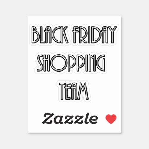 Scrap Book BLACK FRIDAY Sticker