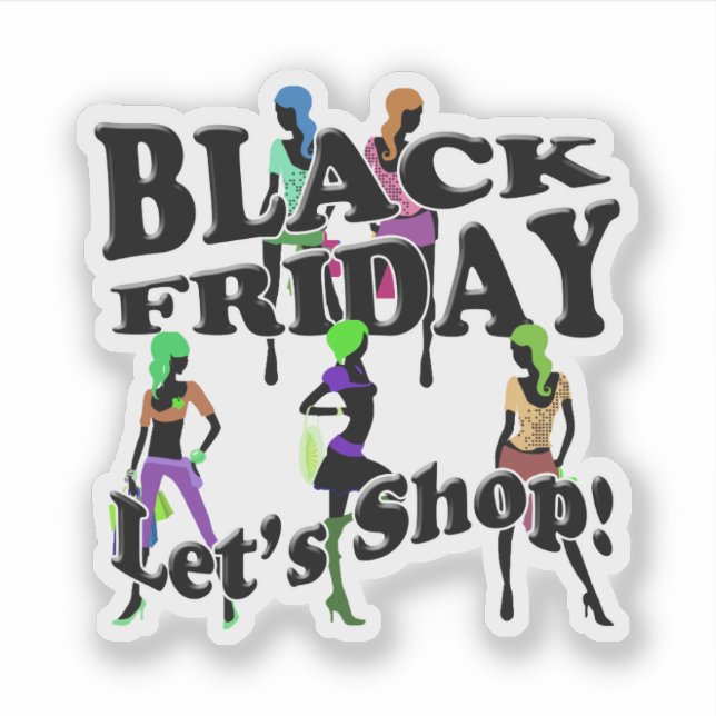 Scrap Book BLACK FRIDAY Sticker (Front)