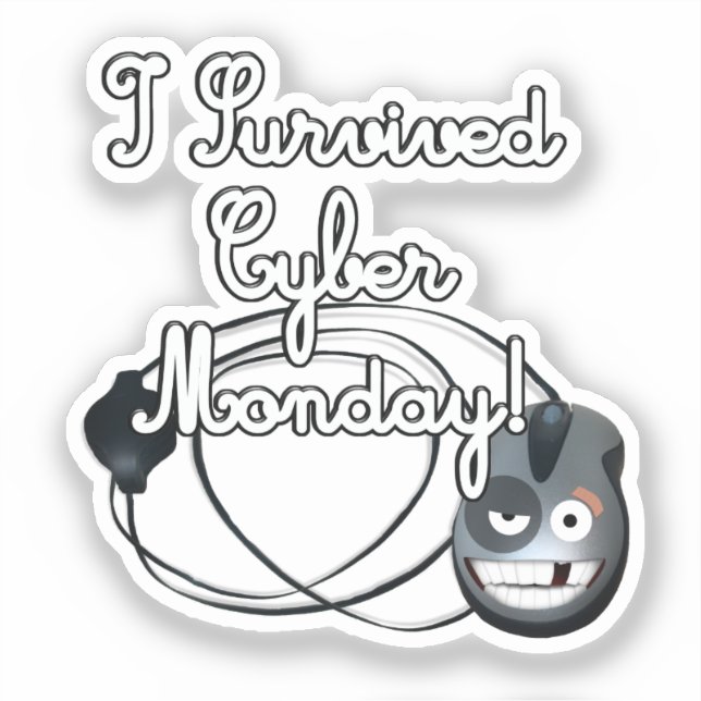 Scrap Book CYBER MONDAY Sticker (Front)