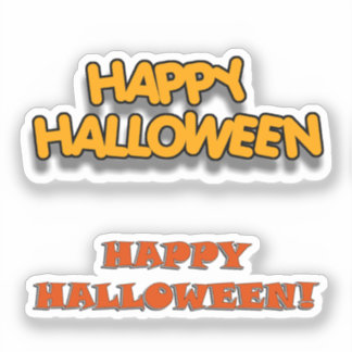 Scrap Book Happy Halloween Sticker