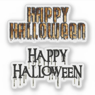 Scrap Book Happy Halloween Sticker