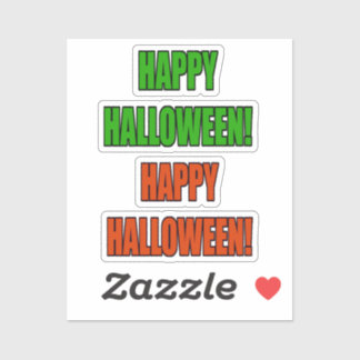 Scrap Book Happy Halloween Sticker