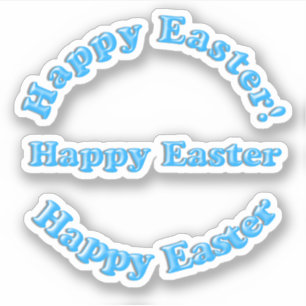 Scrap Booking Happy Easter Sticker