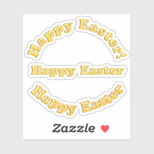 Scrap Booking Happy Easter Sticker