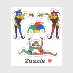 Scrap Booking Jesters April Fools Day Sticker